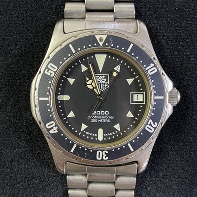 BOSS【TAG HEUER】professional 2000 Tag Heuer 37mm Men's Professional 2000 Series Grey Dial SS