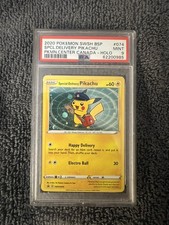 Pokemon Special Delivery Pikachu 2020 SWSH Promo SWSH074 Holo PSA 9 on eBay