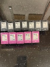 HP 62 Original Empty Ink Cartridges 7 x Black 5 x Tricolor