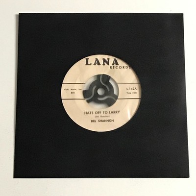 Del Shannon - Hats Off To Larry 7'' Vinyl Record (US) - L-142 VG+