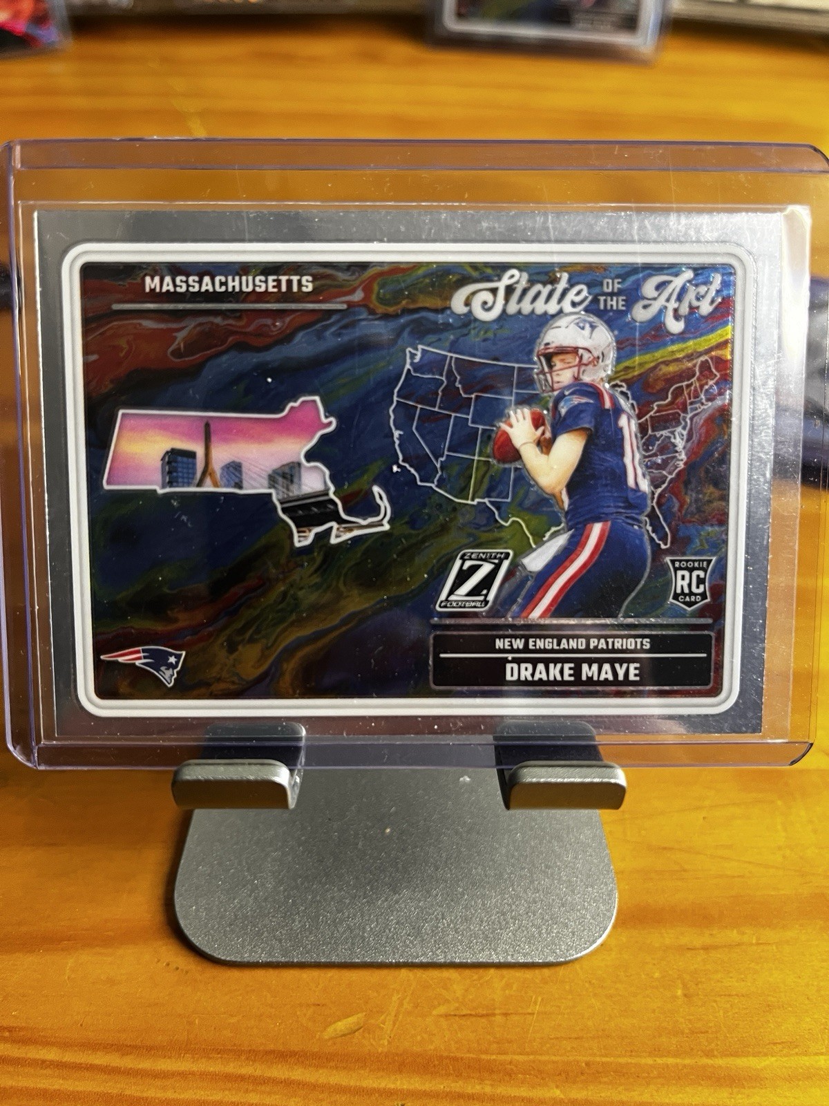 Drake Maye Rookie Lot. 8 cards total. All in near mint or better.