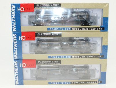 Walthers Platinum HO Scale ADMX ADM Leaf Logo Trinity 30,145 Gallon Tank Car Set
