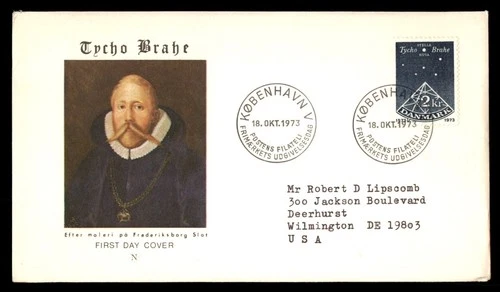 Mayfairstamps Denmark FDC 1973 Stars Tycho Brahe First Day Cover aax_67109