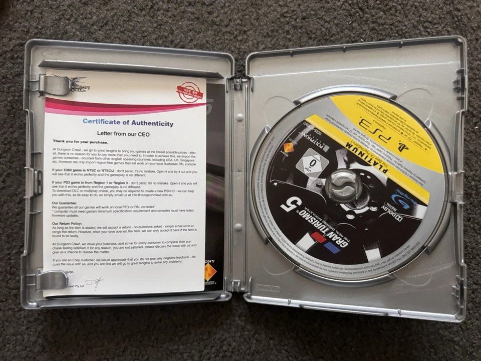 Gran Turismo 5 - PlayStation 3 - PS3 Complete With Manual - Image 2 of 2