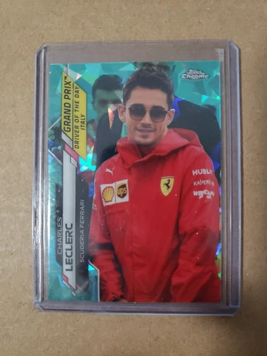 2020 Topps Chrome Sapphire Formula 1 Charles Leclerc Aqua/99 #167 F1