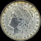 1889 P Morgan Silver Dollar - 90% US Coin BU Slightly Toned Uncirculated