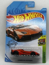 Hot Wheels HW Exotics Lamborghini Aventador J 8/10 Orange Moc X6