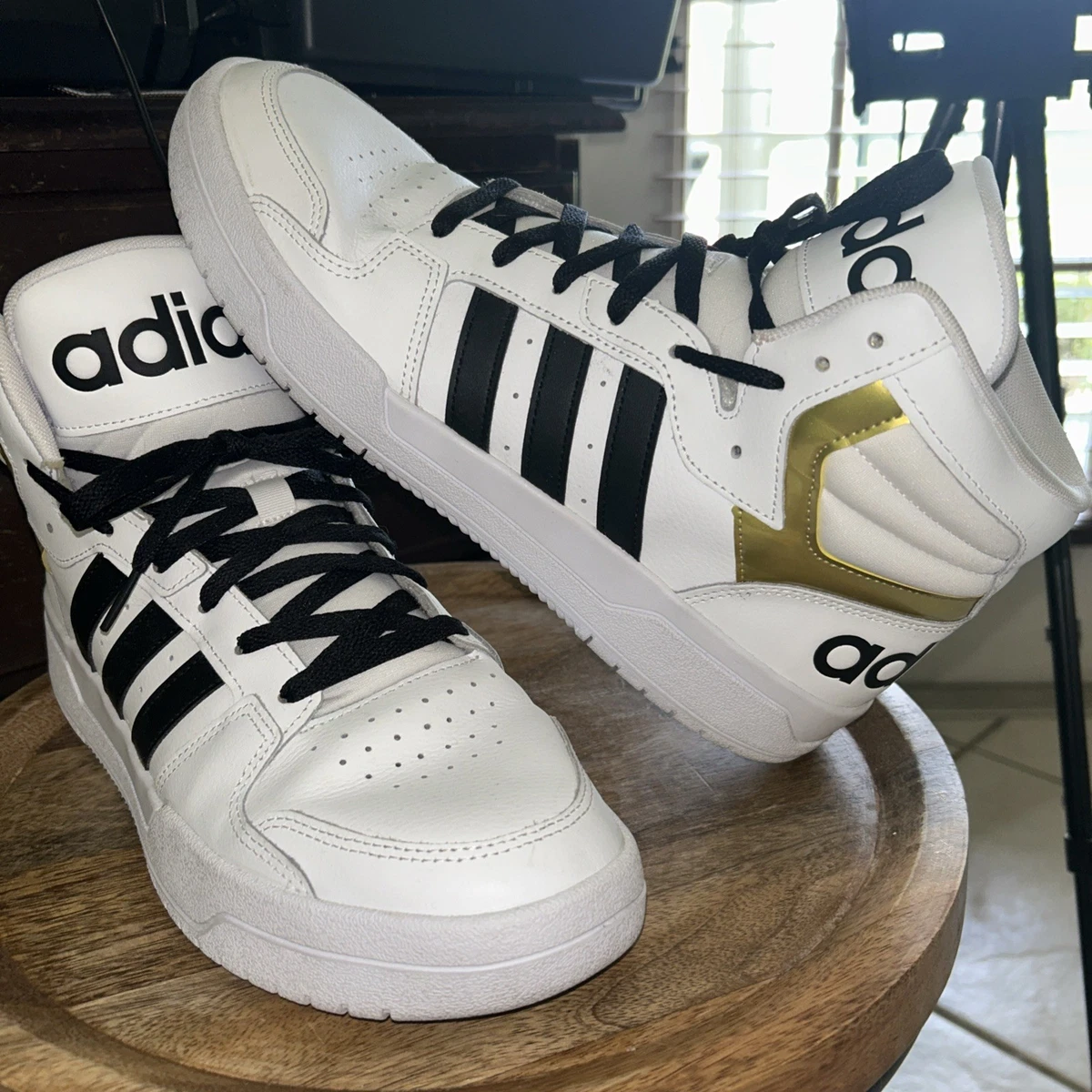 Adidas Entrap Mid Grey Core Black Size 12 Sneakers fy4285_core_black-white-  main image 4