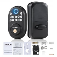NEW Fingerprint Door Lock,with Fingerprint/Keypad Code/Key,One-Time and Anti-Pee