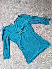 Lux Blue 3/4-sleeve shirt for spring and fall
