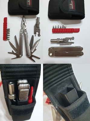    Leatherman Super Tool Gen 1 OG + Bits + Adapter Hard Nylon Case Rare Set