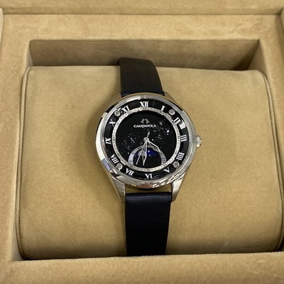 CITIZEN EZ2000-14E Wrist watch CAMPANOLA Quartz Black(lacquered) SS Women Unused