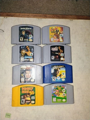Nintendo 64 games 8 game lot bundle Super Mario 64, Donkey Kong 64 and more 007