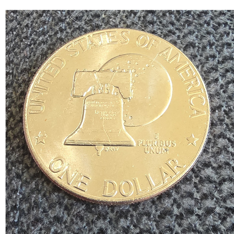 Eisenhower Bicentennial Dollar Coin 1776-1976 Denver 1976-D $1 Type 2