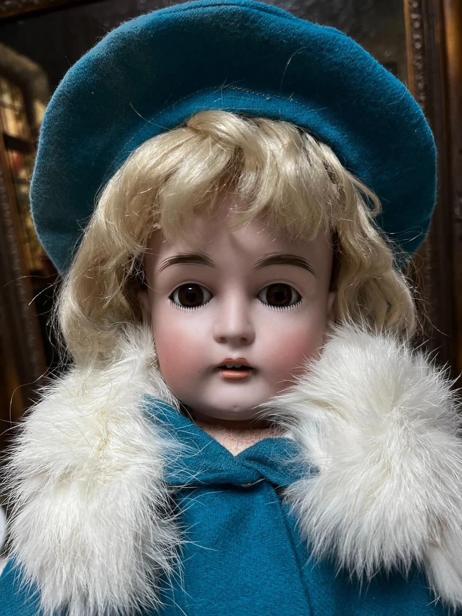 Poupée Mignonnette Gigi 10cm – Reproduction Kestner En Bisque Yeux Verre