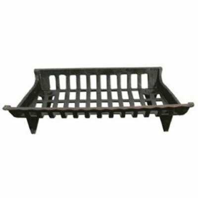 Pleasant Hearth Cg24 Cast Iron Fireplace Grate Black 24