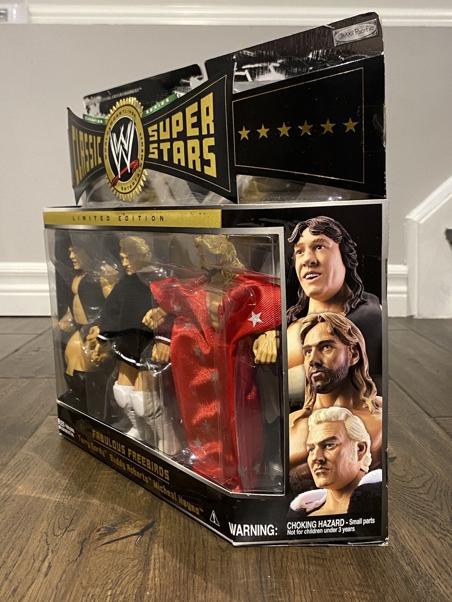 WWF WWE JAKKS CLASSIC SUPERSTARS FABULOUS FREEBIRDS FIGURE 3