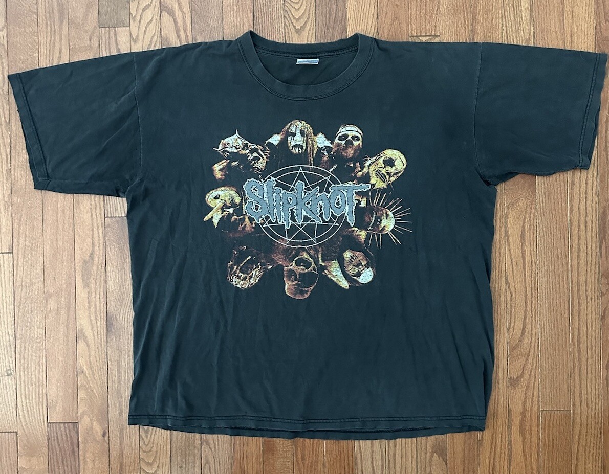 Vintage Slipknot Iowa 2001 2XL Shirt Goat Back Hit All Sport Vintage Slipknot Iowa 2001 2XL Shirt Goat Back Hit All Sport