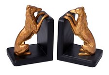 Supporti Per Libri Cani Anni '20 Levriero Scultura Di Cane Retro