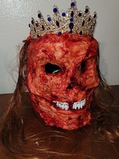 Scary Halloween Mask Prop Bloody Gore Zombie,...