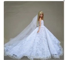BLACK FRIDAY ABBIGLIAMENTO ABITI  SPOSA BARBIE FASHION PRINCIPESSA MATRIMONIO
