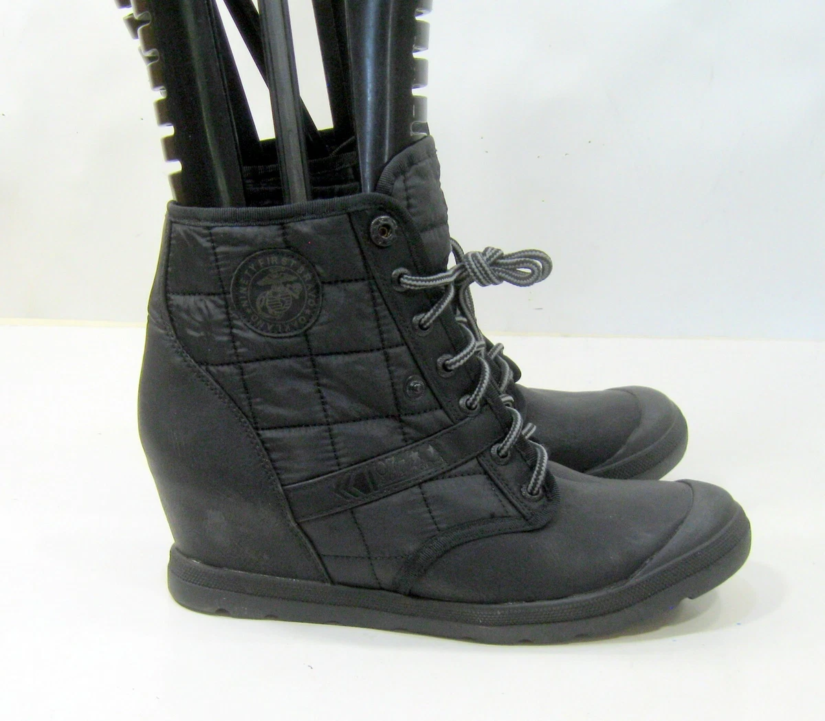 Boots with outlet hidden wedge