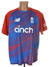 ENGLAND CRICKET 2010'S SHIRT JERSEY NEW BALANCE SIZE L ADULT