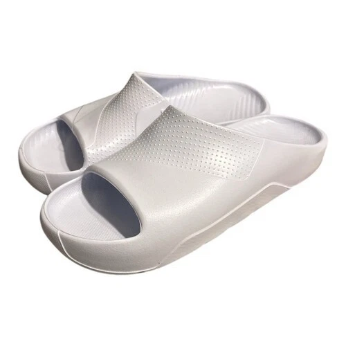 Sandali da calcio Nike Air Jordan Post Slide grigi da uomo taglia 12 DX5575 010 nuovi con scatola