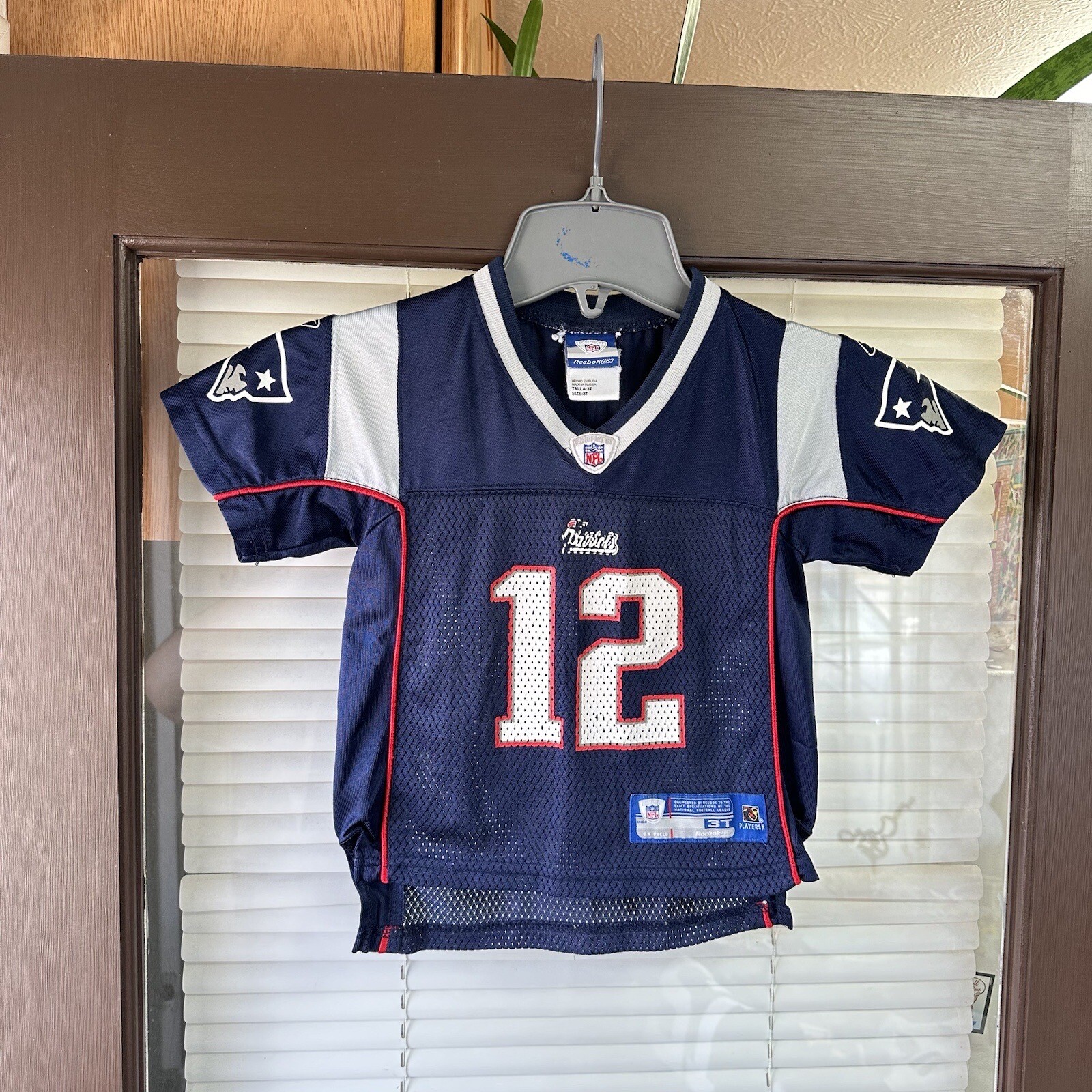 Vintage TODDLER New England Patriots 12 Tom Brady 3T BABY NFL Football