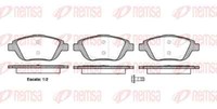 Remsa BremsbeläGe Bremsbelegsatz Vorne FüR CitroëN C3 Picasso DS3 DS