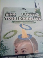 NEW Headband Dinosaur Ring Toss ages 3 Kids Summer Party Games FREE S H