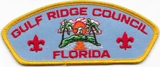 Gulf Ridge Council Strip T-5 Plastic Back CSP SAP Boy Scouts of America BSA