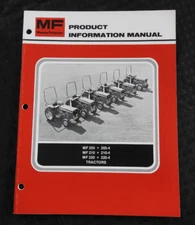 1978-1984 MASSEY FERGUSON DEALER MF 205 210 220 TRACTOR INFORMATION SALES MANUAL