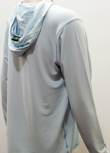 Lot of 5 Kast Extreme Fishing Gear Ronin Hooded Sun Shirts Ice Blue XL NWT in OP - Picture 7 of 12
