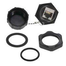 CAT6A RJ45 Shielded Industrial Panelmount Bulkhead Coupler with Dust Cap