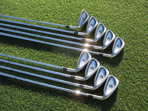 Cleveland TA6 Irons OEM Regular Flex Steel Shafts 3-PW+SW RH 9 Clubs VERY GOOD