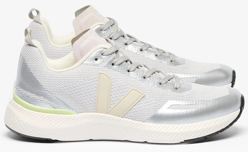 Veja UK 7.5 Impala Engineered Mesh Women's Grey/ Silver Trainers IP1403786A405