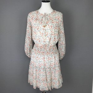 white chiffon mini dress