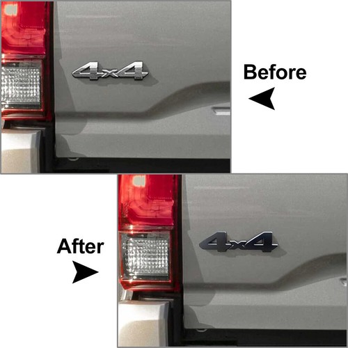 Sovrapposizioni stemma portellone posteriore 4x4 3D per Toyota Tacoma 4Runner Tundra - Foto 12 di 12