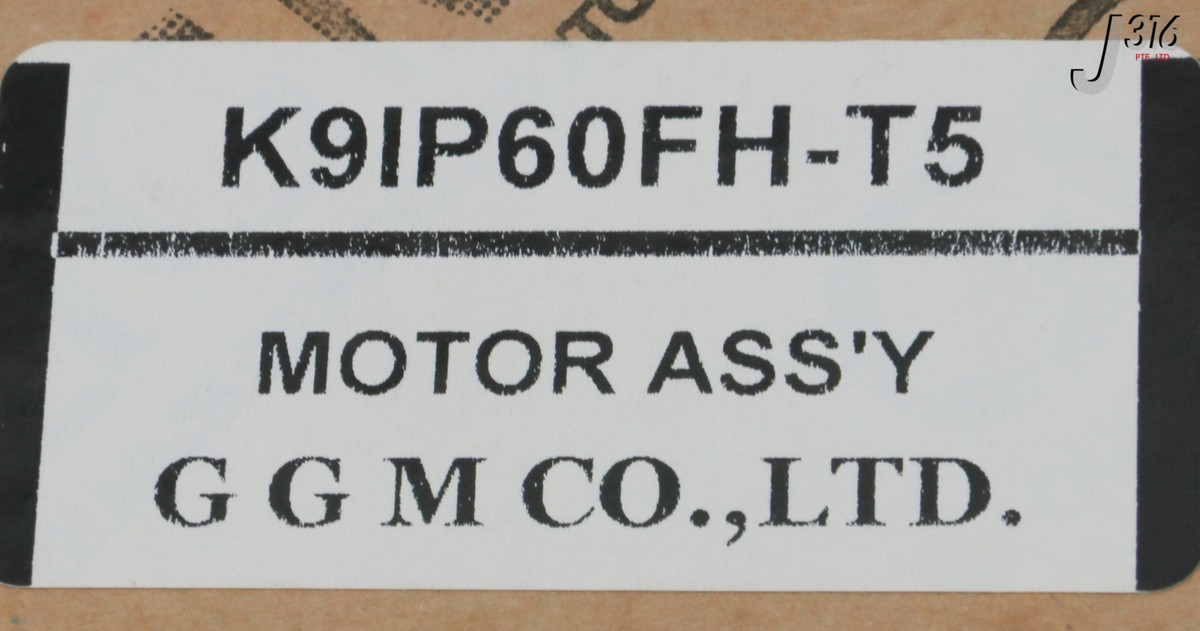 31147 GGM TERMINAL BOX INDUCTION MOTOR W/ GEAR HEAD K9P12.5B 31147 GGM TERMINAL BOX INDUCTION MOTOR W/ GEAR HEAD K9P12.5B