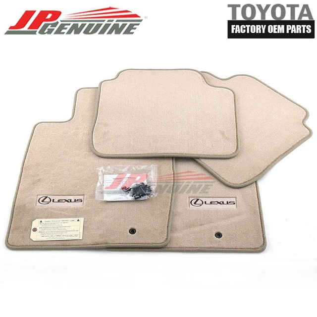 GENUINE LEXUS 0506 ES330 OEM LOGO CARPET FLOOR MAT 4PC SET IVORY PT206