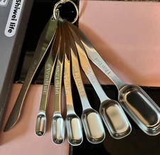 Stainless Steel Measuring Spoons, Premium Heavy Duty 7 Piece Set 