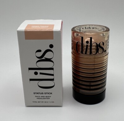 Dibs Beauty STATUS STICK Face & Body Highlighter ~ HIGH ROAD HIGHLIGHT ~ 1.3 Oz