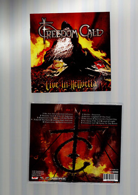 Freedom  Call - Live in   Hellvetia, Doppel-ALBUM-CD, sehrgut, Hülle  beschädigt