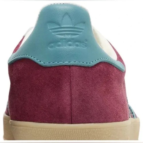 NEW ADIDAS GAZELLE INDOOR "COLLEGIATE BURGUNDY ARCTIC FUSION" Size 14 - Picture 3 of 8