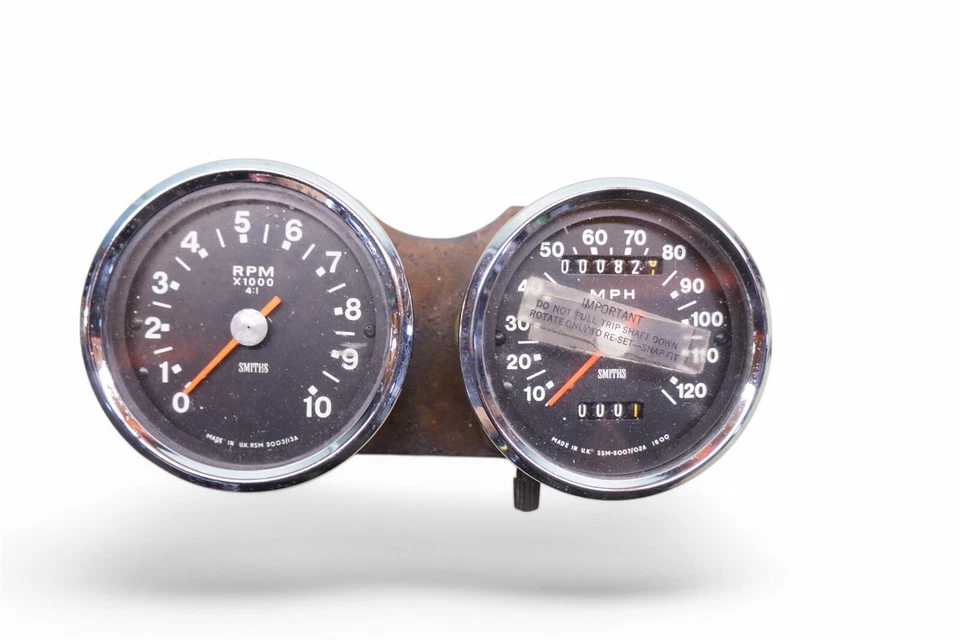 Triumph TR6R Trophy 650cc T120 T120R 1970 Bonneville medidores velocímetro *RG1 Foto 2 de 4