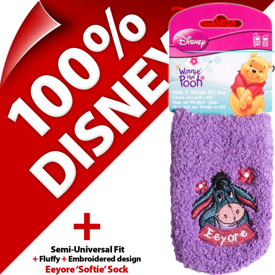 Disney Eeyore Mobile Phone MP3 Sock Case Pouch Cover for iPhone 5 5S 5C SE - Image 4 of 4