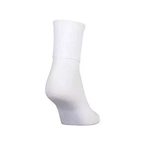 6 pares de calcetines clásicos GOLDTOE para mujer con puño giratorio medianos 6-9 blancos Foto 4 de 4