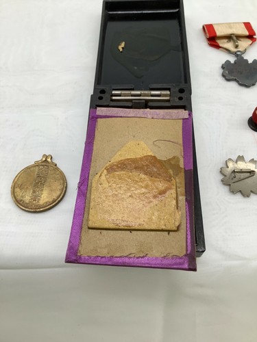 Medaglia Guerra Giapponese 3set kun hachito Touyou Argento Meiji Onore Militare - Foto 12 di 12