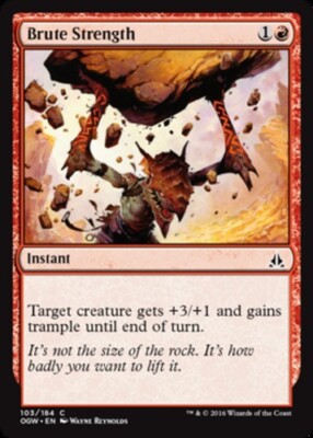 4x Brute Strength ~ Near Mint Oath of the Gatewatch MTG Magic x4 4 UltimateMTG P